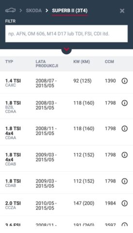 Inter Cars e-Catalog PL для Android — скриншот 3