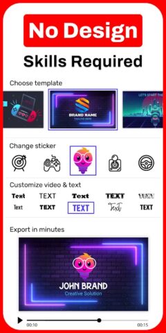 Intro Maker, Outro Maker для Android — скриншот 3