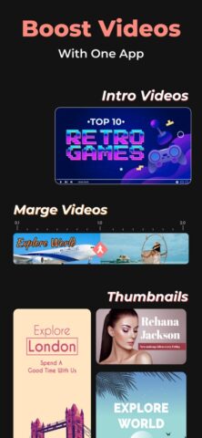 Intro Maker for YouTube Studio для iOS — скриншот 1