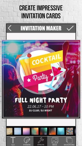 Invitation Maker 2.0 для Android — скриншот 2