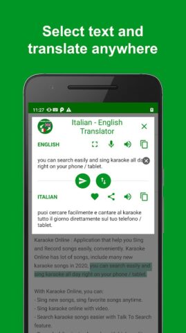 Italian — English Translator для Android — скриншот 1