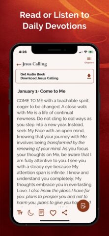 Jesus Calling Devotional для iOS — скриншот 2