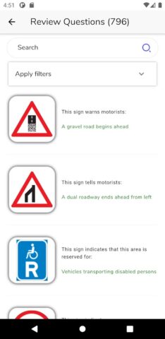 K53 RSA Learners License для Android — скриншот 5