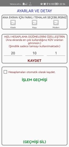 KDV Hesapla — kdv dahil hariç для Android — скриншот 3