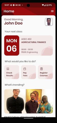 KNUST AIM для Android — скриншот 3