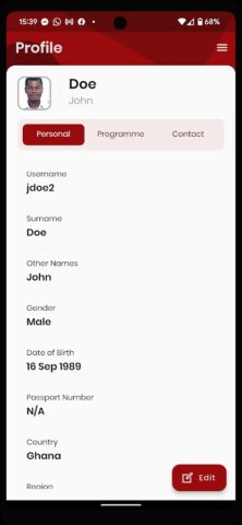 KNUST AIM для Android — скриншот 4