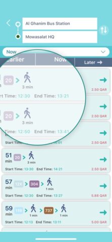 Karwa Journey Planner для iOS — скриншот 4