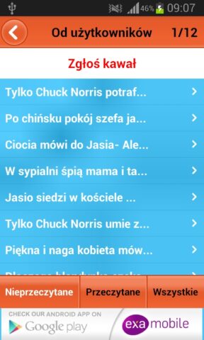 Kawały i Dowcipy для Android — скриншот 4