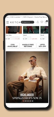 Ketch: Online Fashion App для Android — скриншот 1