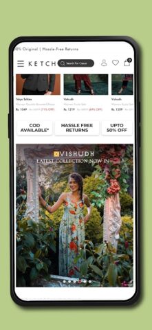 Ketch: Online Fashion App для Android — скриншот 4