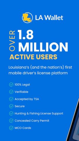 LA Wallet для Android — скриншот 1