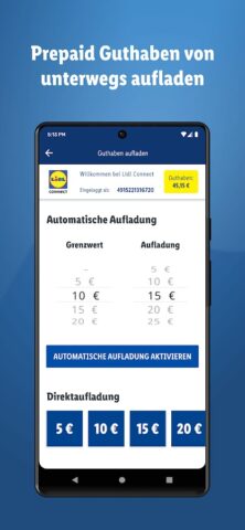 LIDL Connect для Android — скриншот 3