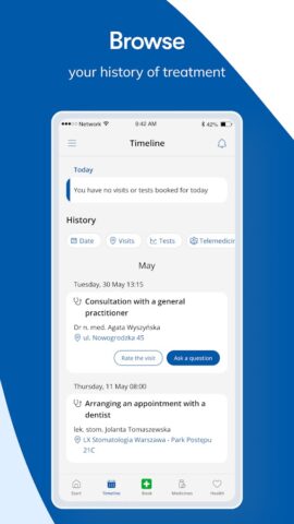 Portal Pacjenta LUX MED для Android — скриншот 4
