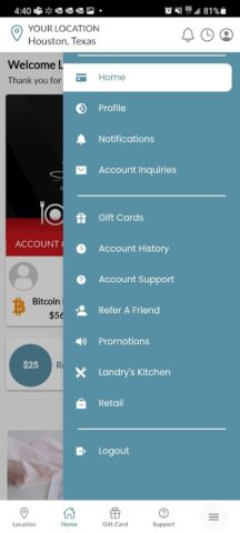 Landrys Select Club для Android — скриншот 2