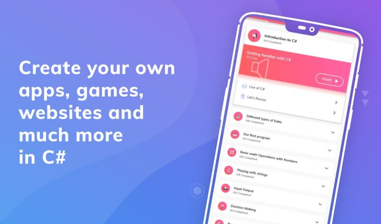 Изучите программирование на C# для Android — скриншот 5