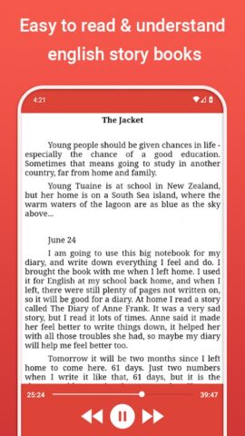 Learn English by Short Stories для Android — скриншот 4