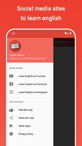 Learn English by Short Stories для Android — скриншот 5