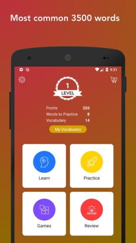 Изучайте испанские слова Tobo для Android — скриншот 1