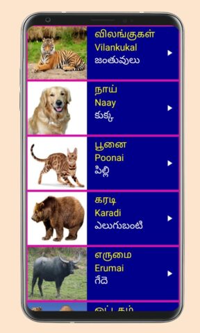 Learn Tamil From Telugu для Android — скриншот 5
