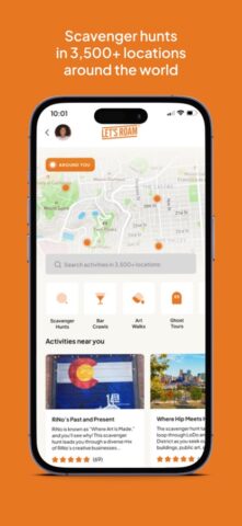 Let’s Roam: Scavenger Hunts для iOS — скриншот 1