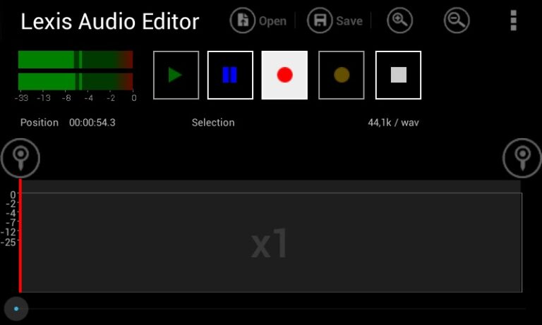 Lexis Audio Editor — скриншот 2