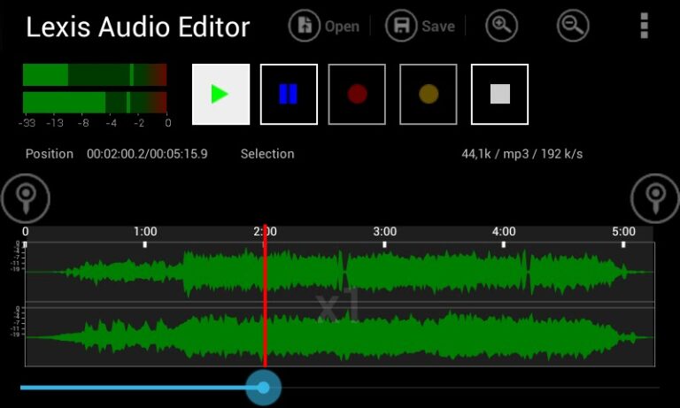 Lexis Audio Editor — скриншот 3