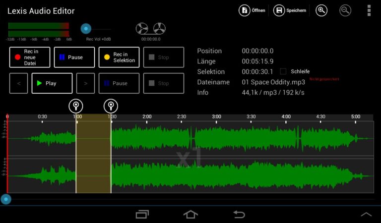Lexis Audio Editor — скриншот 5