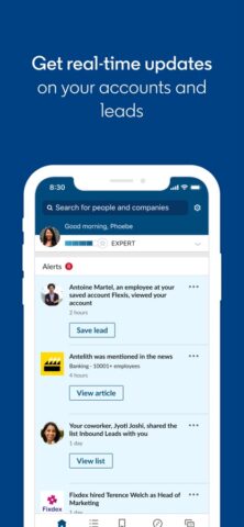 LinkedIn Sales Navigator для iOS — скриншот 1