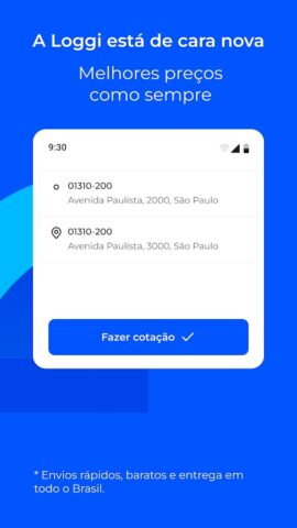 Loggi — Envio local e nacional для Android — скриншот 1