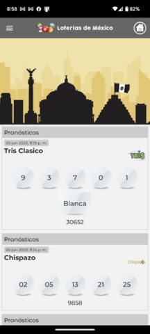 Loterías de México для Android — скриншот 2