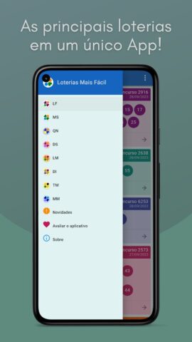 Loterias Mais Fácil для Android — скриншот 1
