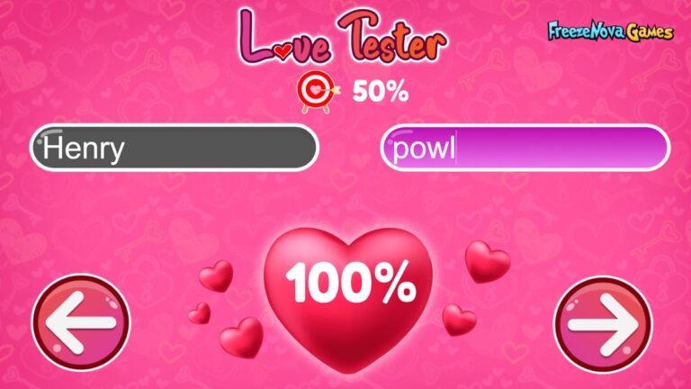 Love Tester для Android — скриншот 2
