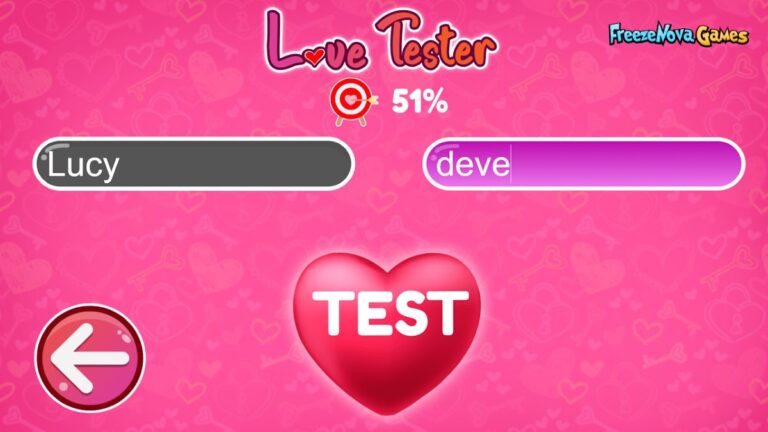 Love Tester для Android — скриншот 3