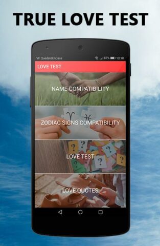 Love test calculator для Android — скриншот 1