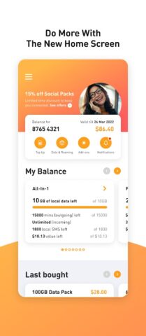 M1 Prepaid для Android — скриншот 2