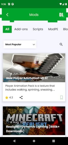 MCPEDL for Minecraft для Android — скриншот 2