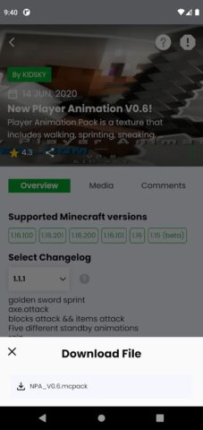 MCPEDL for Minecraft для Android — скриншот 3