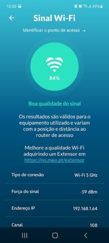 MEO Smart WiFi для Android — скриншот 4
