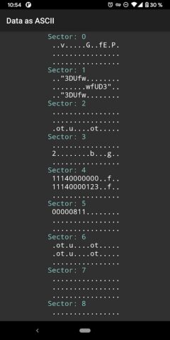 MIFARE Classic Tool для Android — скриншот 3