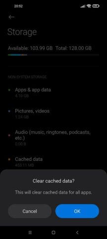 MIUI Cache Clear — скриншот 2