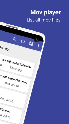 MOV Player для Android — скриншот 2