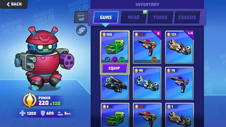 Marble Clash: 3D Бои Роботов для Android — скриншот 5