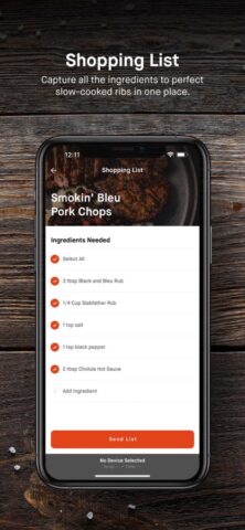 Masterbuilt Classic для iOS — скриншот 4