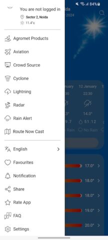 Mausam для Android — скриншот 3