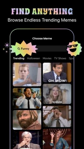 MemeMe: AI Meme Maker для Android — скриншот 3