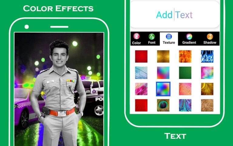 Men police suit photo editor для Android — скриншот 4
