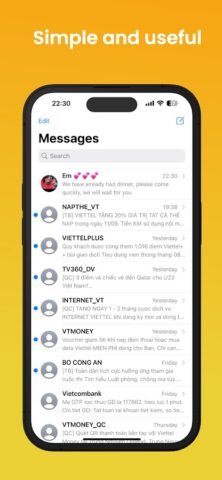 Messages Phone 16 для Android — скриншот 1
