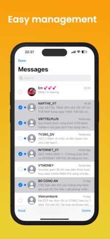 Messages Phone 16 для Android — скриншот 3