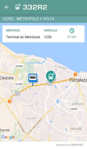 Meu Ônibus Caucaia для Android — скриншот 4