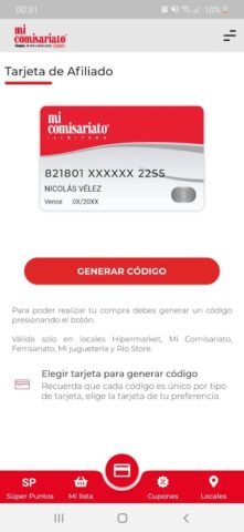 Mi Comisariato для Android — скриншот 2